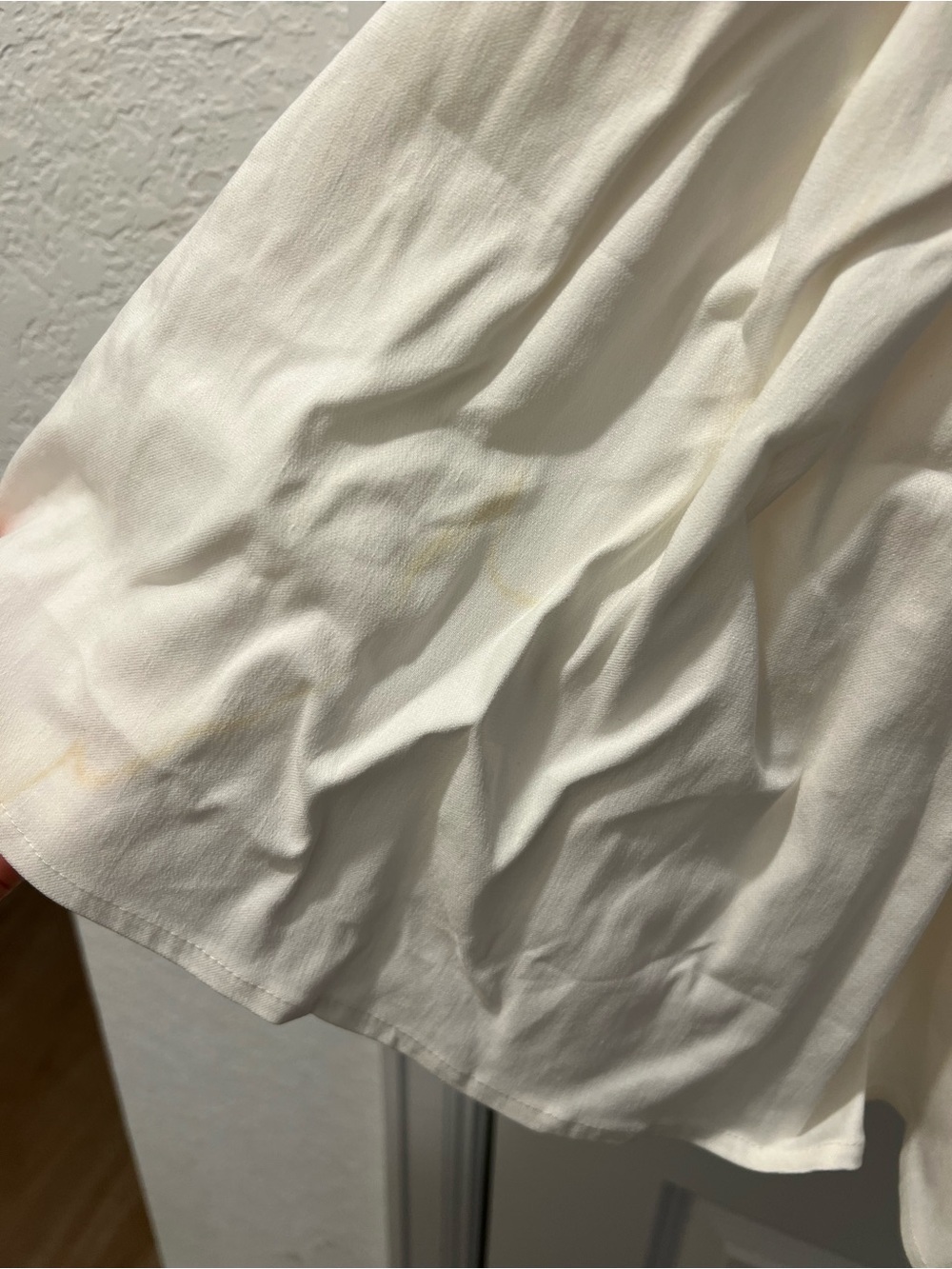 12th Tribe Drop Waist White Mini Dress - Picture 3 of 5
